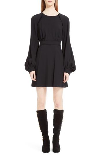 Women's Chloe Cady Bell Sleeve Dress Us / 40 Fr - Black