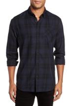 Men's Billy Reid Wallace Slim Fit Sport Shirt, Size - Black