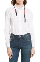 Women's Equipment Essential Trompe L'oeil Shirt - White