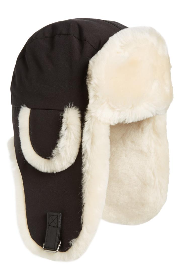 Men's Canada Goose Genuine Shearling Copilot Hat -