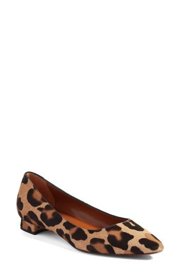 Women's Aquatalia Perla Weatherproof Genuine Calf Hair Ballerina Shoe