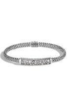 Women's John Hardy Classic Chain Lava Grey Diamond 5mm Bracelet