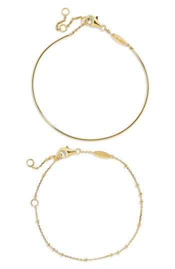 Women's Baublebar Opposto Everyday Fine Set Of 2 Bracelets