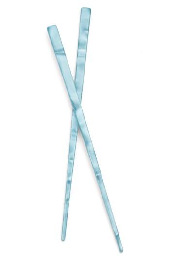 L. Erickson Hair Stick Pairs, Size - Blue