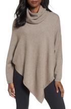 Women's Halogen Wool And Cashmere Poncho - Brown