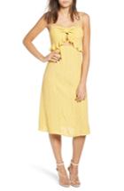 Women's Leith Keyhole Midi Dress, Size - Yellow