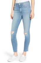 Women's Mother The Looker High Waist Fray Ankle Skinny Jeans