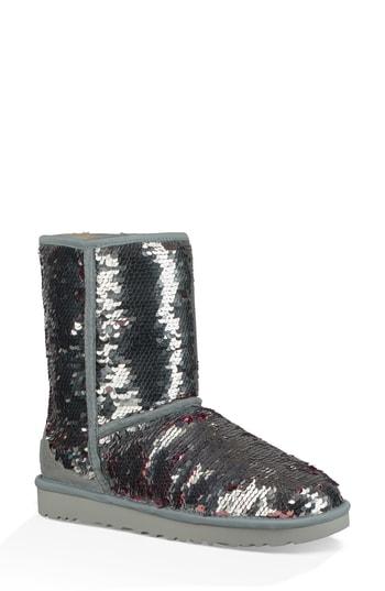 Women's Ugg Classic Short Boot M - Metallic