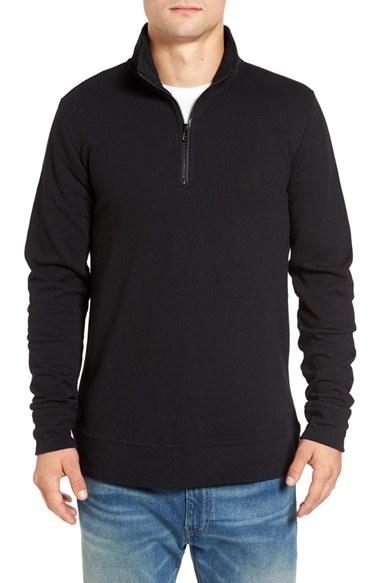 Men's Threads For Thought Double Knit Long Sleeve Thermal T-shirt - Black