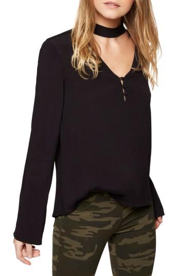 Women's Sanctuary Raven Choker Top