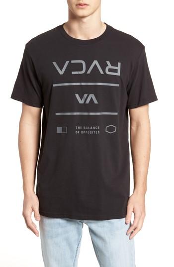 Men's Rvca Building T-shirt - Black