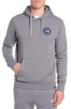 Men's North Face Logo Patch Pullover Hoodie - Grey