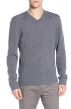 Men's James Perse Cashmere V-neck Sweater (s) - Grey