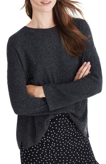 Women's Madewell Northroad Pullover Sweater - Grey