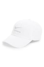 Men's Nike Sb H86 Twill Logo Cap - White