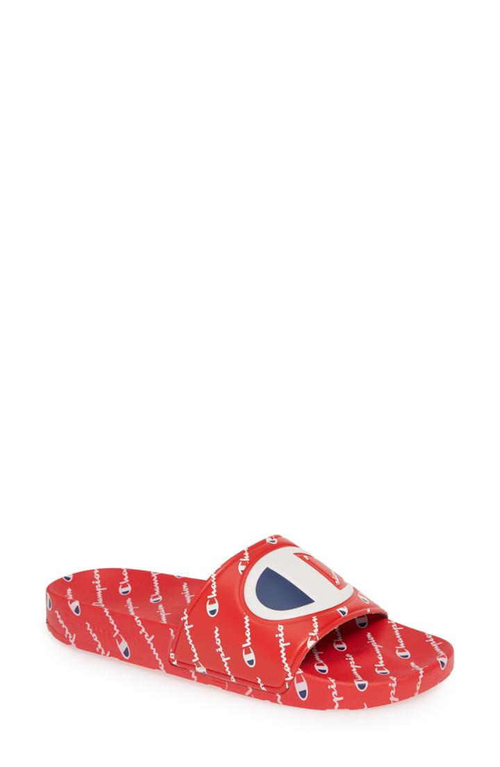 Women's Champion Ipo Repeat Sport Slide M - Red