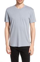 Men's James Perse Checkerboard Crewneck T-shirt (m) - Grey
