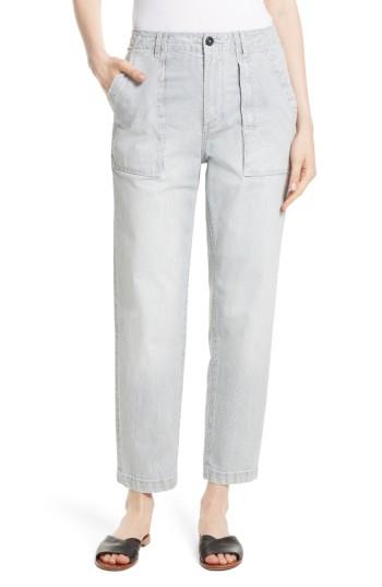 Women's La Vie Rebecca Taylor Stripe Ankle Pants - Blue