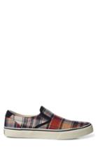Men's Polo Ralph Lauren Thompson Iii Madras Slip-on .5 D - Red