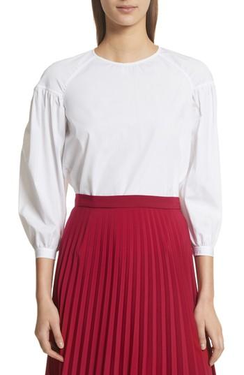 Women's A.l.c. Baizen Puff Sleeve Top - White