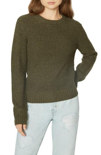 Women's Sanctuary Open Back Sweater - Green