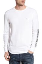 Men's True Religion Brand Jeans Thermal T-shirt, Size - White