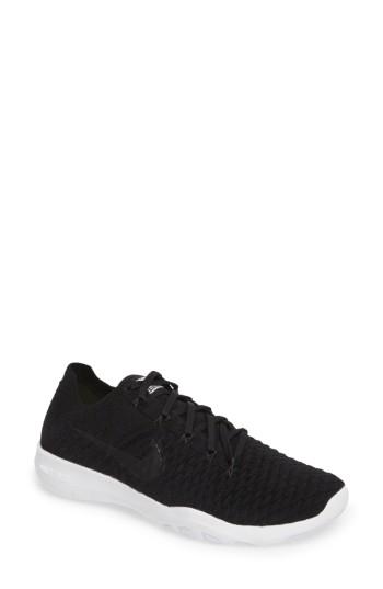 Women's Nike Free Tr Flyknit 2 Training Shoe M - Black