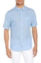 Men's Vince Classic Fit Sport Shirt, Size - Blue