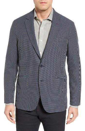 Men's Bugatchi Textured Cotton Blazer