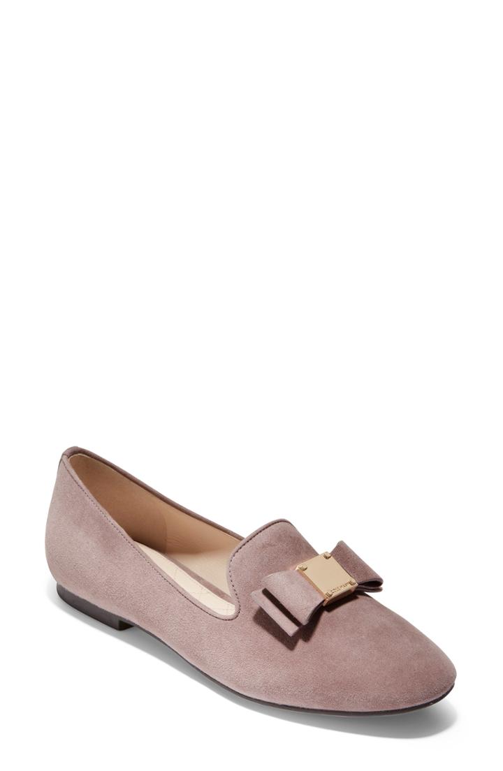 Women's Cole Haan Tali Bow Loafer .5 B - Pink