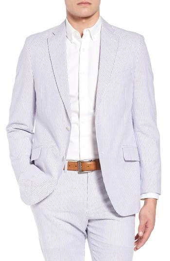 Men's Kroon Jack Aim Classic Fit Seersucker Sport Coat