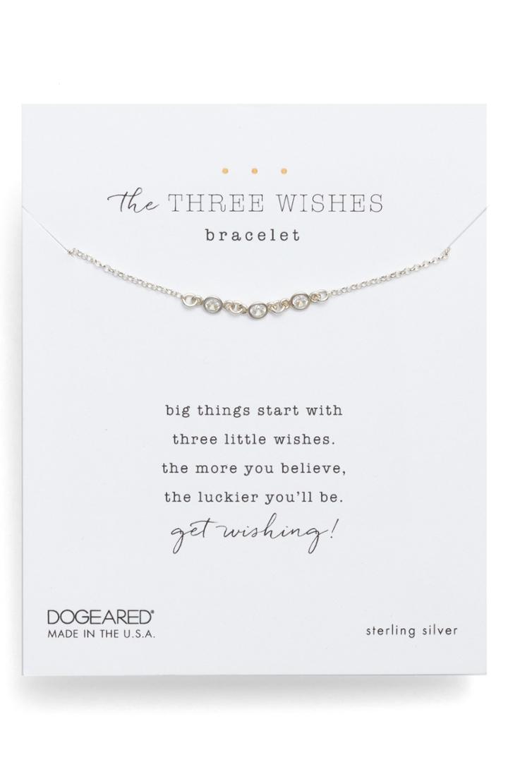 Women's Dogeared Three Wishes Bracelet