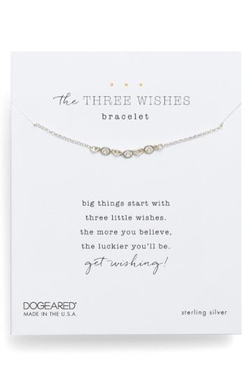 Women's Dogeared Three Wishes Bracelet