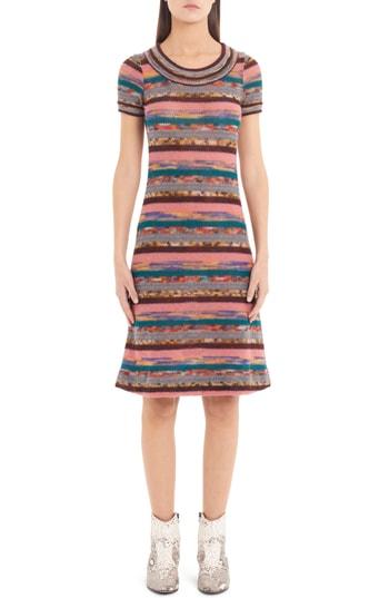 Women's Missoni Stripe Knit Dress Us / 42 It - Pink