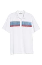 Men's Travis Mathew Three Jack Polo, Size - White