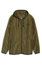 Men's Rvca Axe Packable Water Resistant Jacket, Size - Green