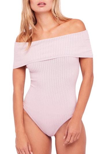 Women's Free People Too Good Bodysuit - Purple