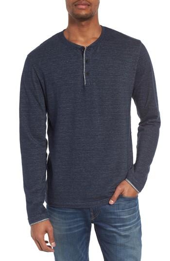Men's Rodd & Gunn Slim Centre Island Henley - Blue