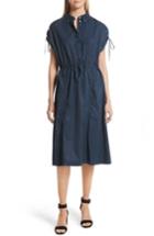 Women's Grey Jason Wu Cotton Poplin Dress - Blue