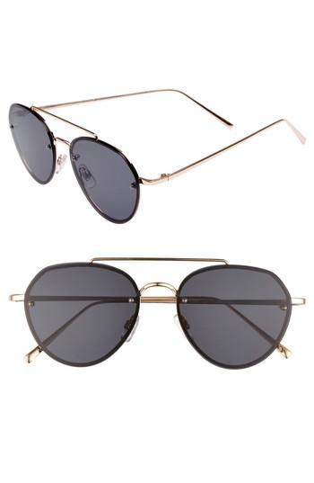 Women's Bp. Gradient Aviator Sunglasses - Smoke/ Gold