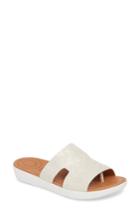 Women's Fitflop H-bar Slide Sandal M - White