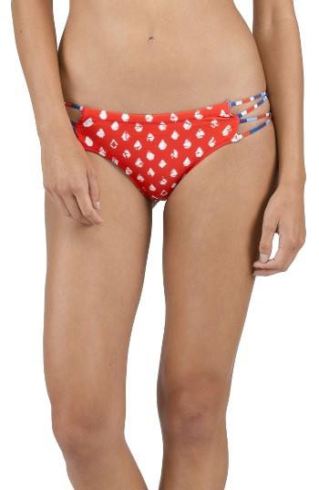 Women's Volcom Pride Reversible Cheeky Bikini Bottoms