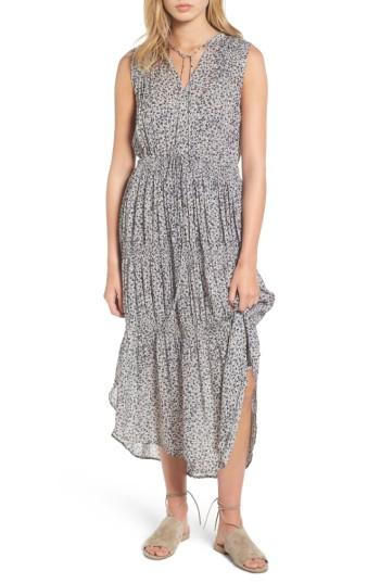Women's James Perse Floral Pleated Midi Dress