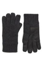 Men's Ugg Smart Wool Blend Gloves /x-large - Grey