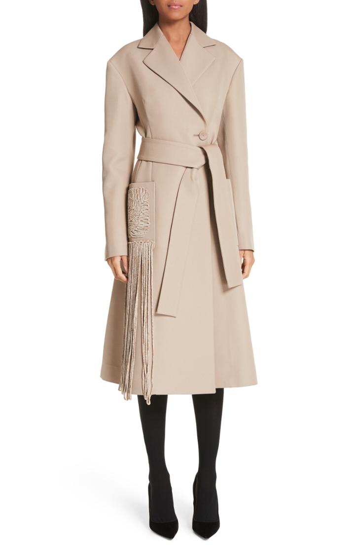 Women's Karl Lagerfeld Paris Tweed Topper Coat