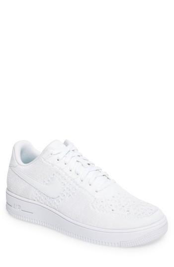 Men's Nike Air Force 1 Ultra Flyknit Low Sneaker .5 M - White