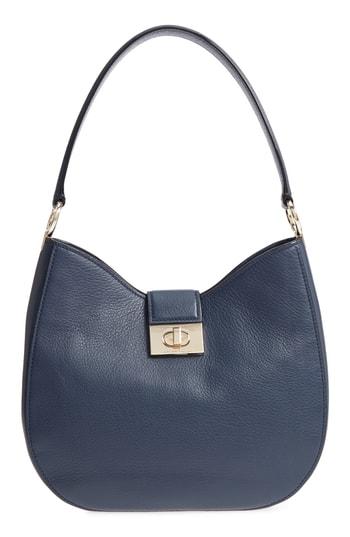 Kate Spade New York Medium Greenwood Place Raya Leather Shoulder Bag - Blue