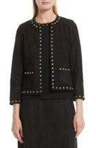 Women's Kate Spade New York Studded Suede Jacket - Black