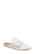 Women's Topshop Knot Woven Mule .5us / 36eu - White