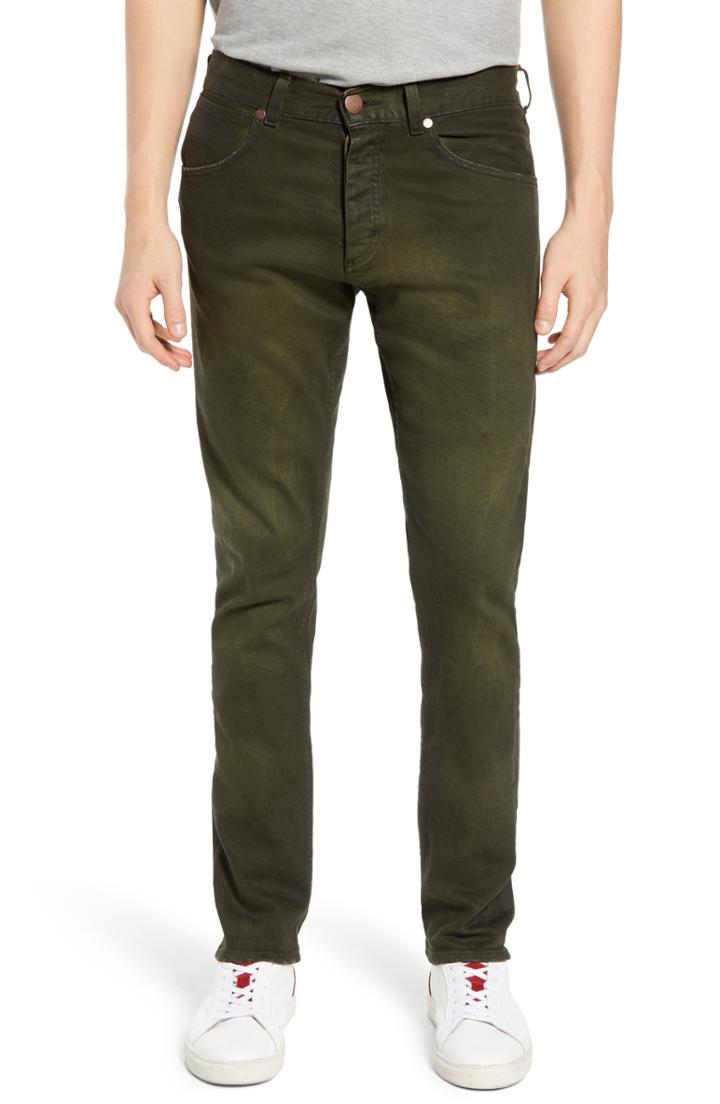 Men's Wrangler Larston Slim Fit Jeans X 32 - Green